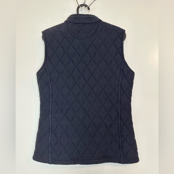 Barbour Women's Quilted Vest Navy Blue, Full Zip, Pockets, Size 12 - Picture 2 of 10